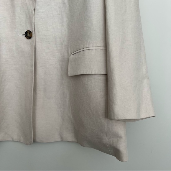 ARITZIA Wilfred Vito Single-Breasted Linen Blazer - Picture 8 of 13